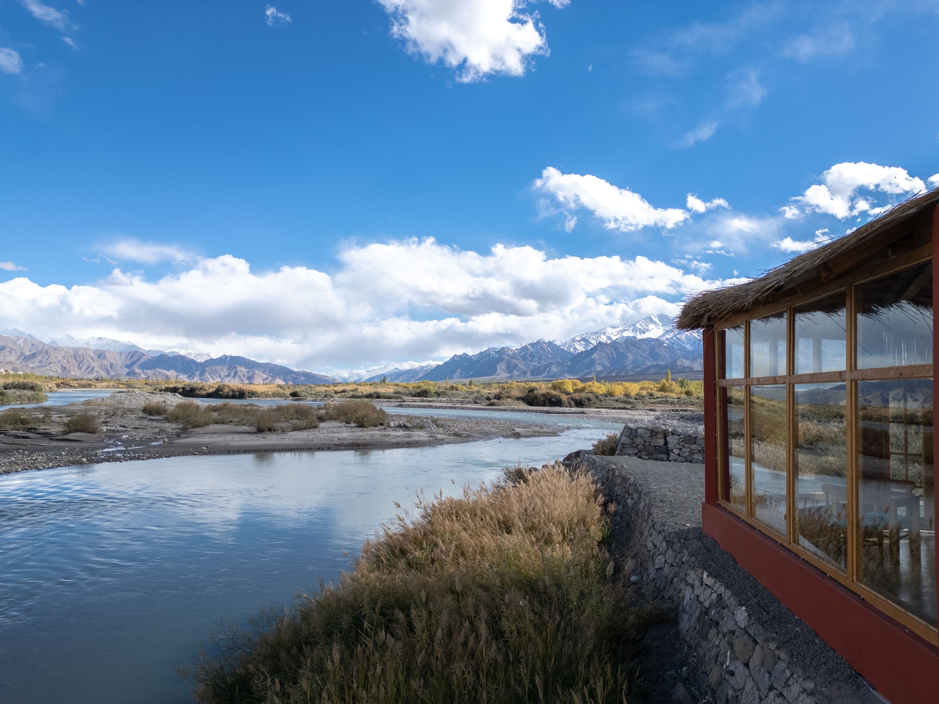 Yoga and Lunch Room by the River